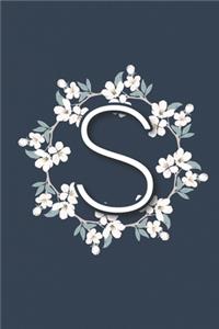 Initial Letter S Bullet Journal