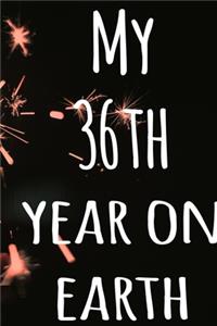 My 36th Year On Earth