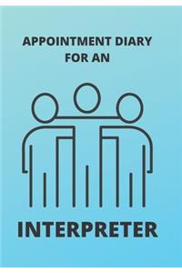 Appointment Diary for an Interpreter
