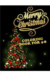 Merry Christmas coloring book 4-8