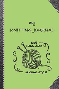 My knitting journal