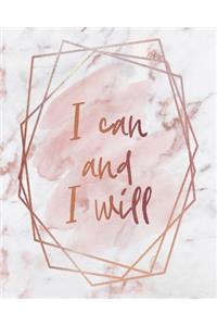 I Can and I Will Notebook