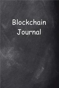Blockchain Journal Chalkboard Design