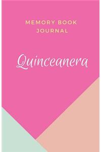 Memory Book Journal Quinceanera