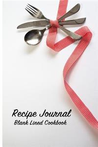 Recipe Journal Blank Lined Cookbook