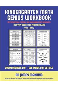 Activity Books for Preschoolers (Kindergarten Math Genius)