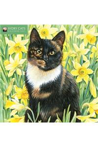 Ivory Cats Mini Wall Calendar 2021 (Art Calendar)