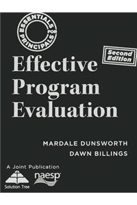 Effective Program Evaluation