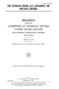 The Veterans Choice Act