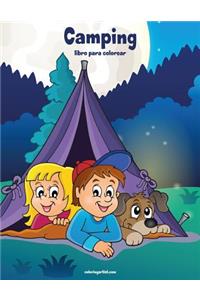 Camping libro para colorear 1