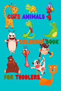 Cute Animals - Coloring Book for Toddlers