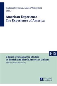 American Experience - The Experience of America