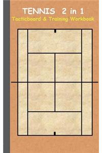 Tennis 2 in 1 Tacticboard and Training Workbook