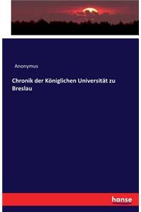 Chronik der Königlichen Universität zu Breslau