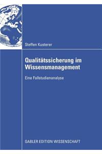 Qualitätssicherung Im Wissensmanagement