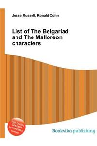 List of the Belgariad and the Malloreon Characters