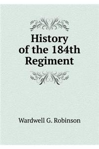 History of the 184th Regiment