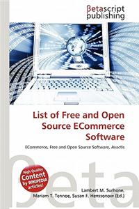 List of Free and Open Source Ecommerce Software
