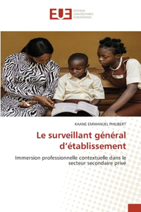 surveillant général d'établissement