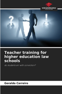 Teacher training for higher education law schools