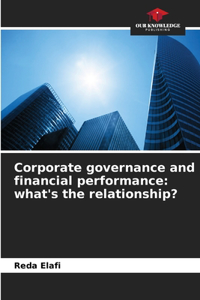 Corporate governance and financial performance