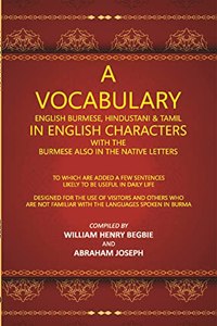 Vocabulary : English Burmese Hindustani and Tamil