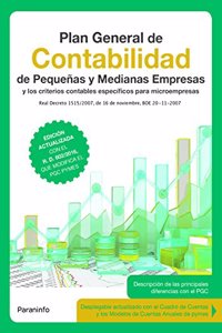 Plan General de Contabilidad de pequenas y medianas empresas 3.a edicion 2017: Rustica