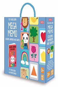 Mega-memo. Colours, Numbers and Shapes