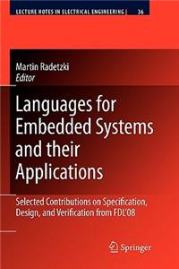 Languages for Embedded Systems and Their Applications