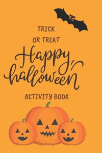 Trick or treat: Halloween activity book