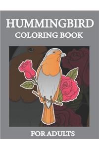 Hummingbird Coloring Book for Adults