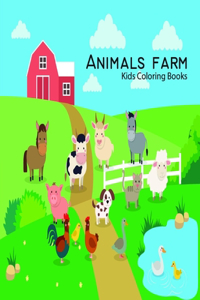 Kids Coloring Books Animals Farm