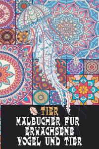 Malbücher für Erwachsene - Vögel und Tier - Tier