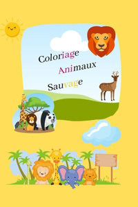 coloriage enfants animaux sauvage