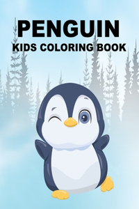 Penguin Kids Coloring Book