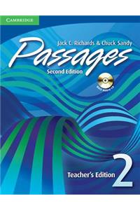 Passages Level 2 Teacher's Edition with Audio CD: An Upper-Level Multi-Skills Course
