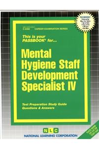 Mental Hygiene Staff Development Specialist IV