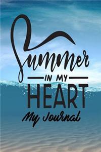 Summer in My Heart My Journal