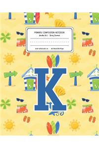 Primary Composition Notebook Grades K-2 Story Journal K