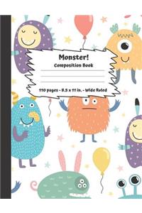 Monster! Composition Book