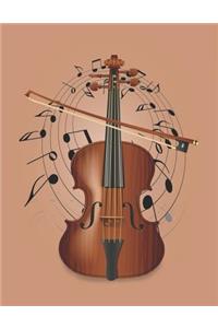 Notebook for Violin Player