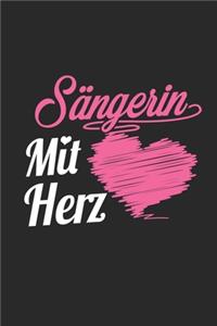 Sängerin Mit Herz