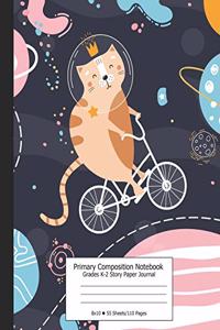 Primary Composition Notebook Grades K-2 Story Paper Journal 8x10 55 Sheets/110 Pages