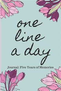 One Line a Day Journal Five Years of Memories