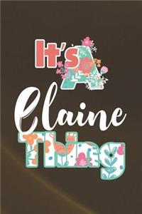 It's Elaine Thing