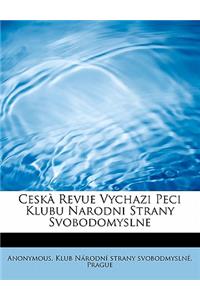 Cesk Revue Vychazi Peci Klubu Narodni Strany Svobodomyslne