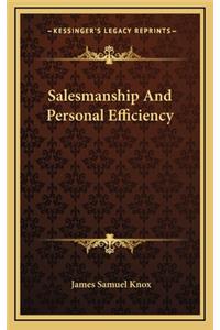 Salesmanship and Personal Efficiency