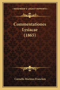 Commentationes Lysiacae (1865)