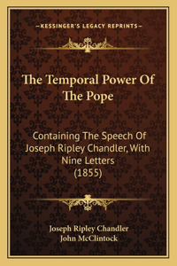 The Temporal Power Of The Pope