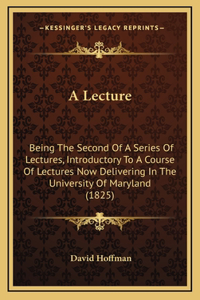 A Lecture
